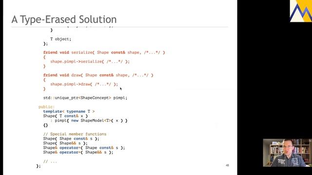 [MUC++] Klaus Iglberger - Breaking Dependencies: Type Erasure - A Design Analysis смотреть онлайн