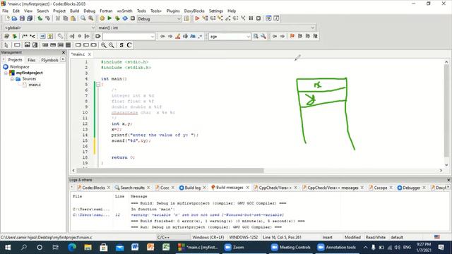 C Programming - Lesson 1 - Variable, Printf, Scanf, Operation. смотреть онлайн