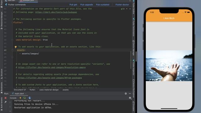 How to Add an Image to Your Flutter App Using Asset Images | I Am Rich App | #7 | English смотреть онлайн