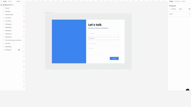 How to design Contact Form Mockup in Figma | WebGraphiz смотреть онлайн