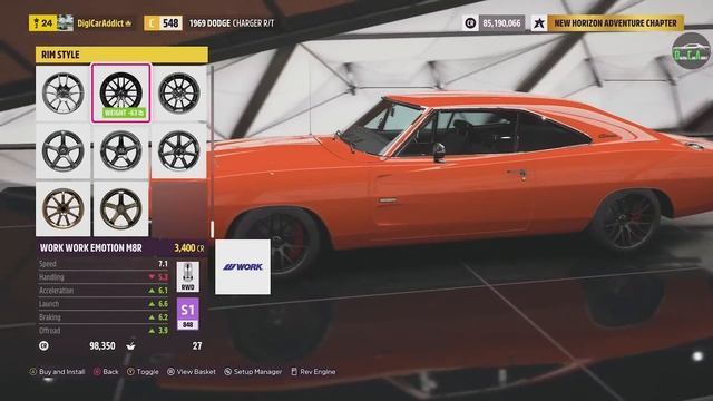 Forza Horizon 5 - 1969 Dodge Charger R/T Customization смотреть онлайн