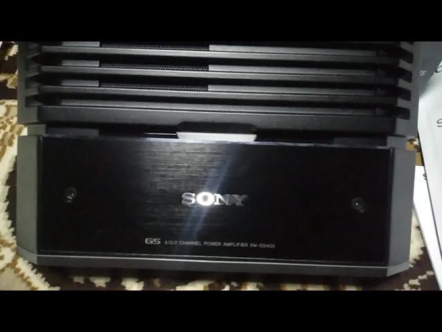 sony xm-gs400 Hi-Res смотреть онлайн