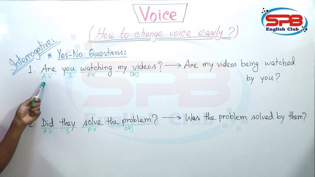 Voice Change | The Easiest & Shortcut | Part - 3 (Imperative & Interrogative) | Active to Passive смотреть онлайн