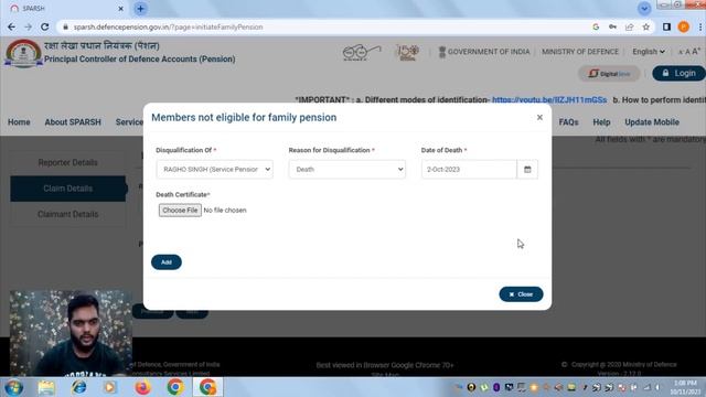 SPARSH में Death Report कैसे करें II How to report death in SPARSH and initiate FAMILY PENSION смотреть онлайн