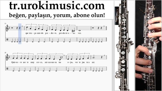 Obua Nasıl Çalınır Besame Mucho Tablatura Bölüm#2 um-b723 смотреть онлайн