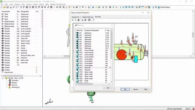 Perform fatigue analysis for cyclically loaded static equipment смотреть онлайн