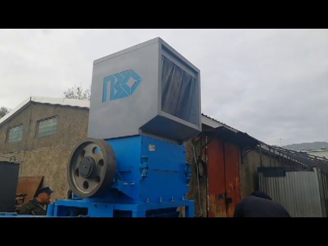 Моющая дробилка PZO 800 DLS дробит пленку смотреть онлайн