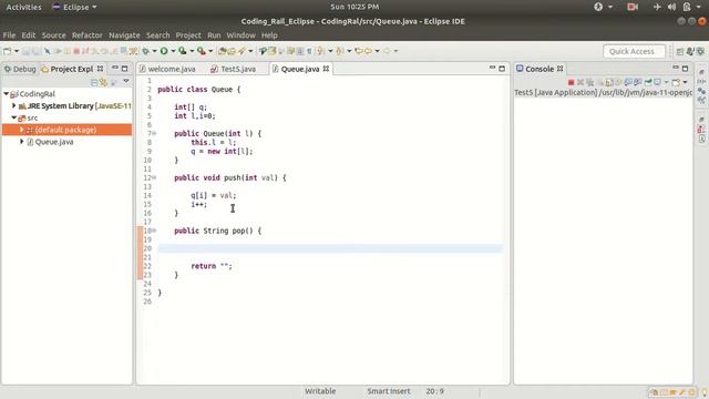 #11- Queue Implementation Using Java | Queue | Memory | Array | Coding Rail | Java Programming смотреть онлайн
