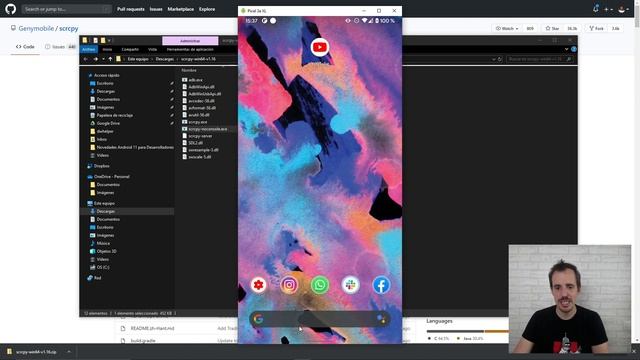 Cómo controlar y ver la pantalla de Android ? desde tu PC? [Tutorial ScrCpy] смотреть онлайн