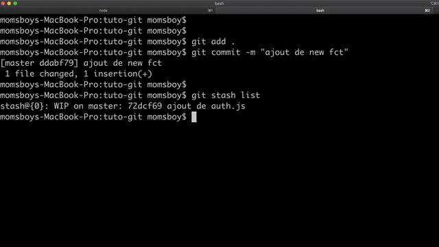 Comprendre Git - 6/9 - git stash à la rescousse | Tuto fr смотреть онлайн