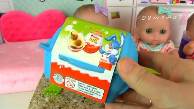 Куклы Пупсики Кормим Полезные Овощи Яйца Сюрпризы Играем Пылесос Игрушка смотреть онлайн