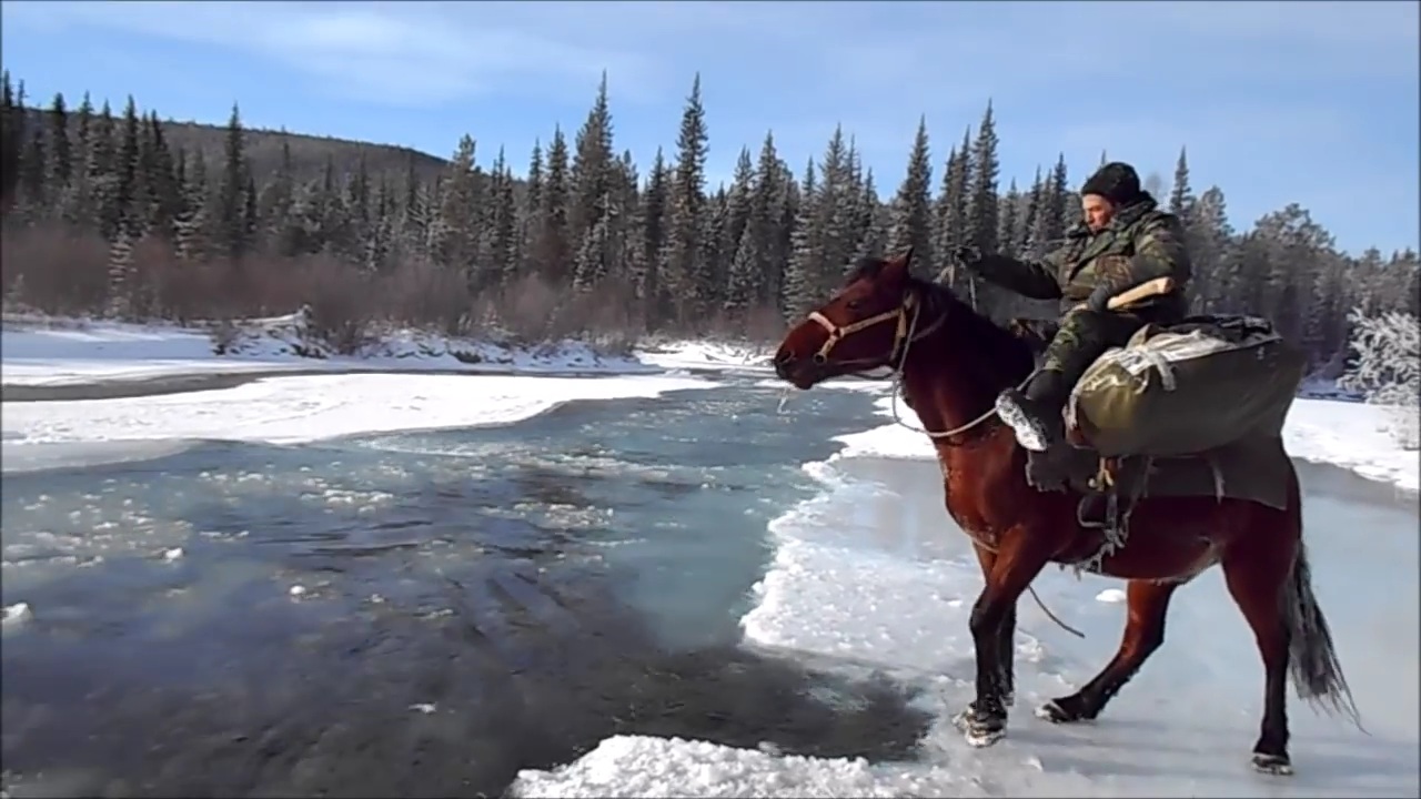 Переправа через реку Тонгода (Иркутская обл) смотреть онлайн