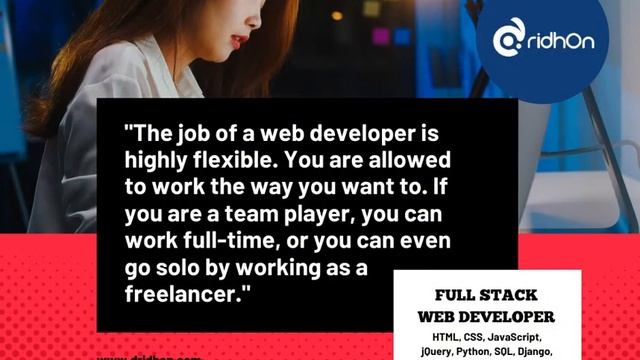 FULL STACK WEB DEVELOPER using PYTHON & JAVA | dridhOn смотреть онлайн