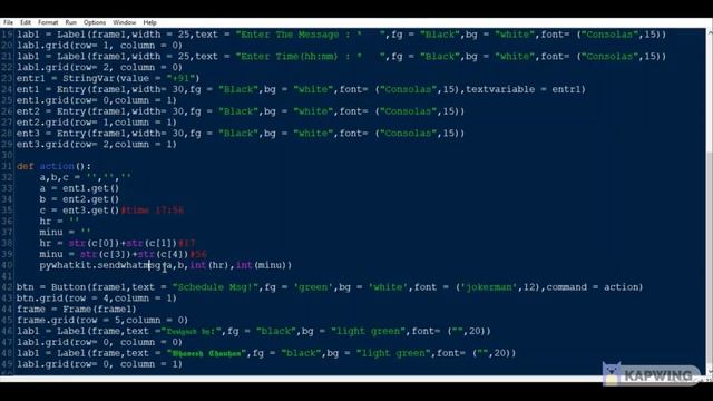 Automate Whatsapp Using Python pywhatkit|pywhatkit & tkinter|Whatsapp Messages Scheduler GUI|Bhaves смотреть онлайн