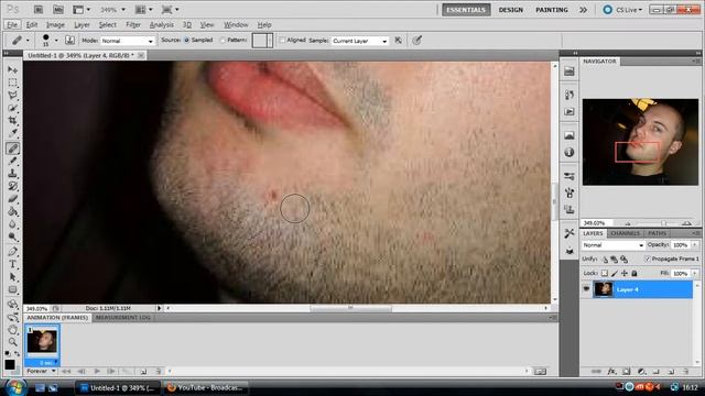 [PPT] Photoshop Tutorial - Healing Brush Tool (removing blemishes) смотреть онлайн