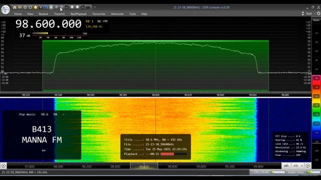 [Es] HNG: Manna FM, Budapest - 98.6MHz 1823utc 25.05.2021 смотреть онлайн
