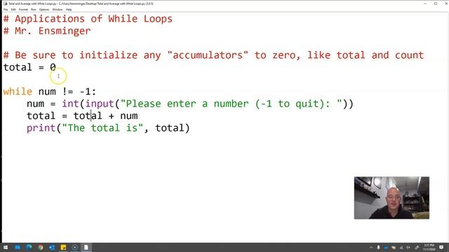 ICS Total and Average with While Loops смотреть онлайн
