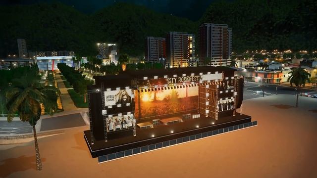 City Stage for Cities: Skylines (Pop & Rock Edition) смотреть онлайн