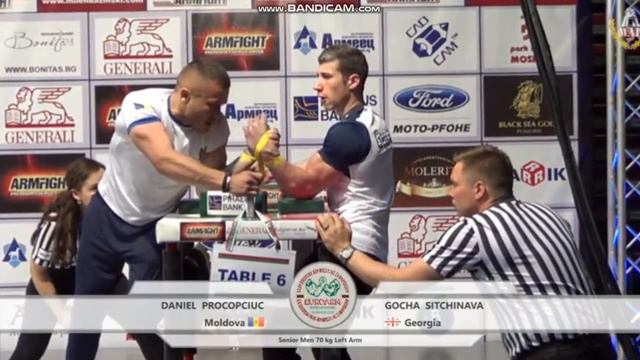 Euroarm 2018 Daniel Procopciuc VS Gocha Sitchinava