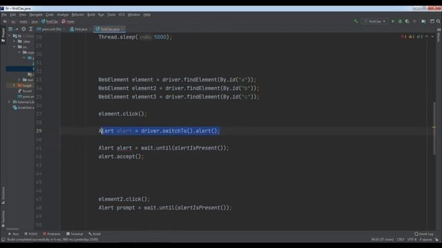 Автоматизированное тестирование Selenium | модальные окна alert смотреть онлайн