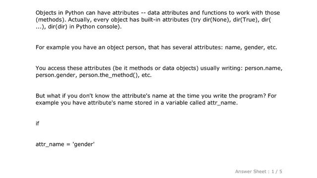 PYTHON : What is getattr() exactly and how do I use it? смотреть онлайн