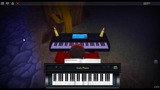 Subwoofer Lullaby - Minecraft by: C418 on a ROBLOX piano. [Revamped] смотреть онлайн