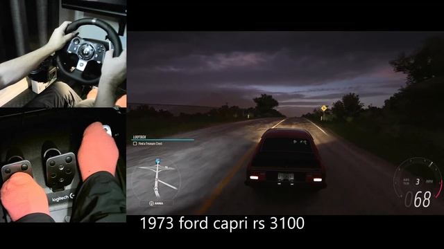 Ford Capri Rs3100 1973 Forza Horizon 5 Logitech G920 Steering Wheel