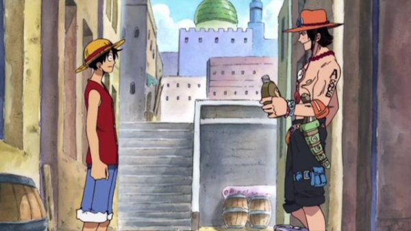 Встреча луффи и эйса часть 4