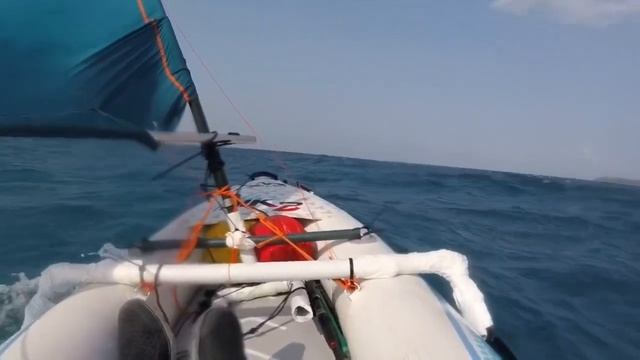 Paddling/sailing around Zanzibar on an inflatable kayak - Jaco Strydom смотреть онлайн