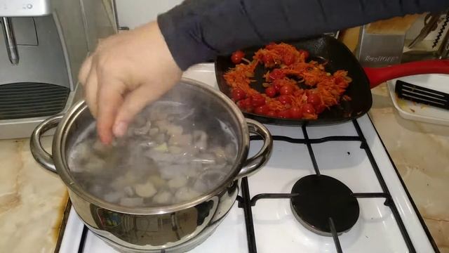 Кухня|Сезон 1| Постная еда#6| Грибной суп с помидорами|Mushroom Soup With Tomatoes|