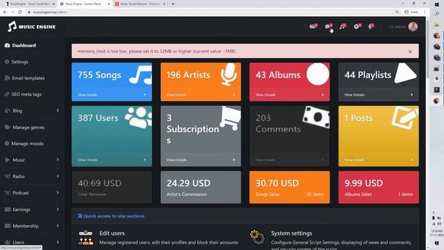 Music Streaming website php script || MusicEngine - Music Social Networking script download смотреть онлайн