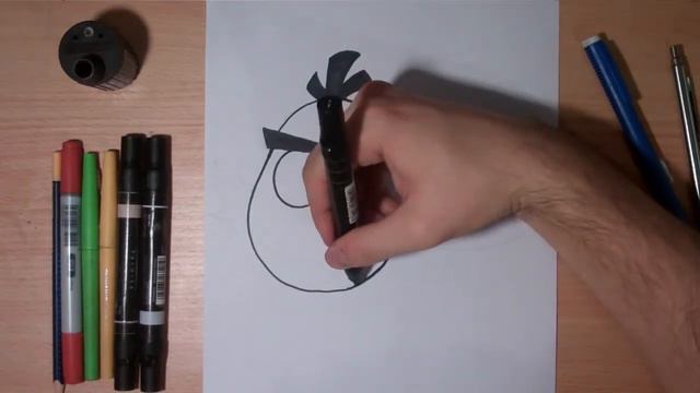 Easy Drawing Ideas: How to Draw Hal from Angry Birds смотреть онлайн