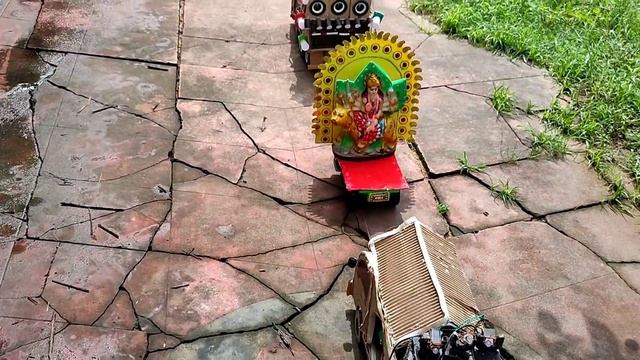Durga puja Vasani Dj truck at home | mini dj truck kese banaye | dual dj truck | mini dj box смотреть онлайн