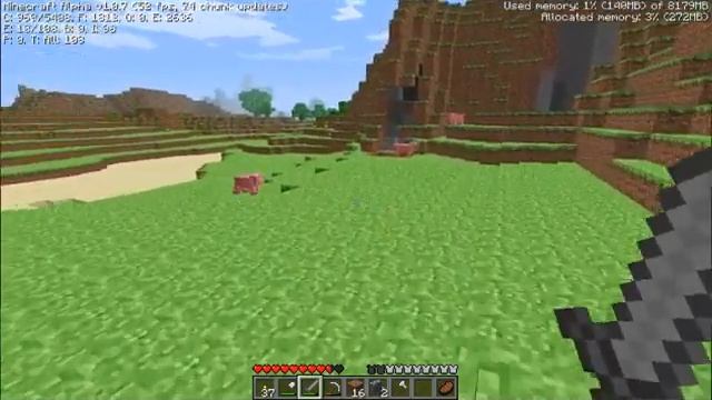 Minecraft Alpha 1.0.7 Gameplay #5 смотреть онлайн