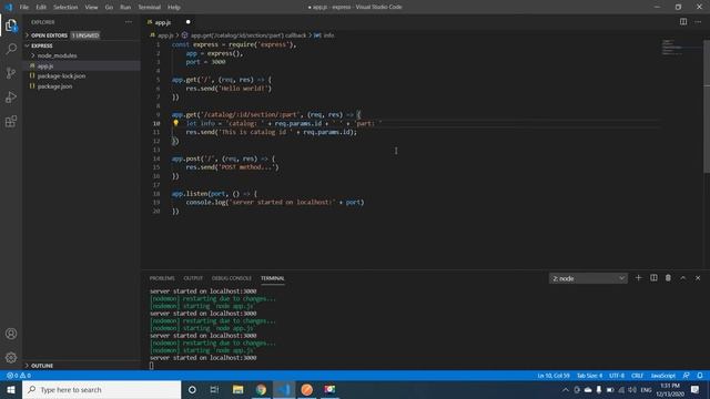 Основы Express.js - 2. Базовый роутинг смотреть онлайн