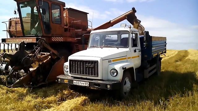 уборка ржи 2015 СПК Надежда смотреть онлайн
