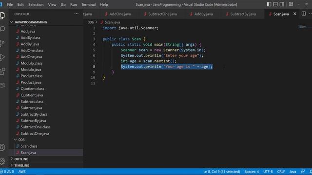 022 - Tagalog Java Programming - Data Type | User Input - Scanner смотреть онлайн