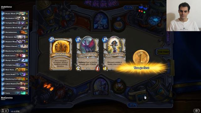 É HORA, DO DUELO! - Dragon Priest: Hearthstone смотреть онлайн