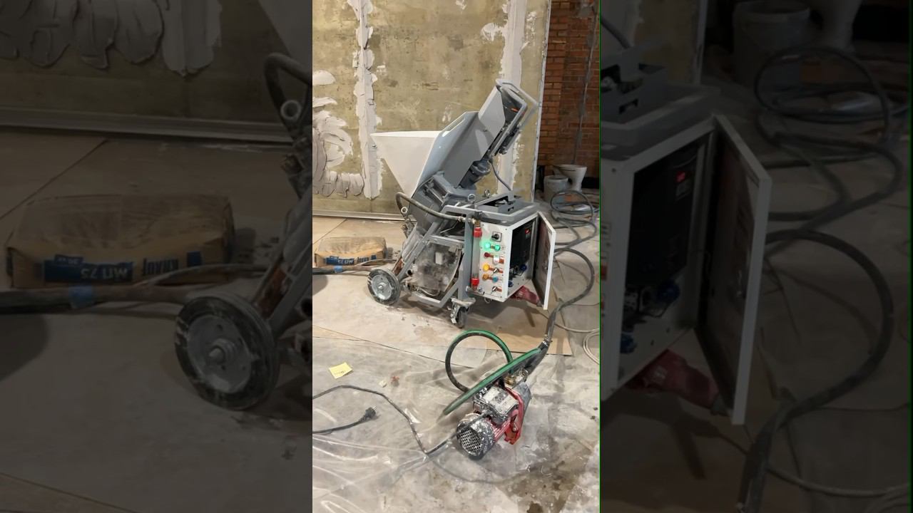 Механизированная штукатурка стен на объекте в ЖК Титул | СМ Проект смотреть онлайн