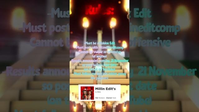 [CLOSED] ROBLOX EDIT COMPETITION!! 1700 ROBUX PRIZE POOL!! ? | #itzmillineditcomp смотреть онлайн