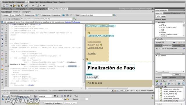 How to make an online shop with Dreamweaver and PHP. Chapter 25 смотреть онлайн