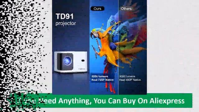 ThundeaL TD91 TD91W HD Mini 4K Projector