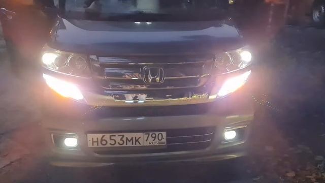 Переделка фар Honda N-Box Custom смотреть онлайн