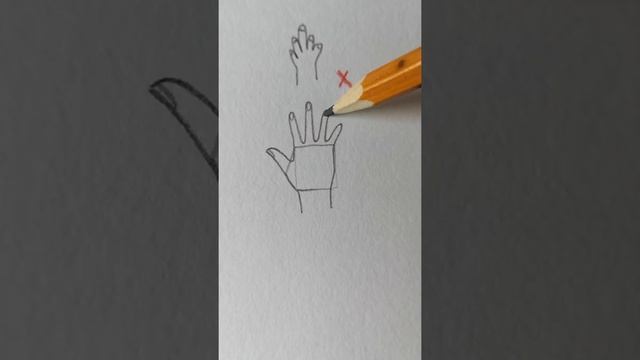 Как просто нарисовать руку (ЛАЙФХАК) | Рисуем руку самым простым способом смотреть онлайн