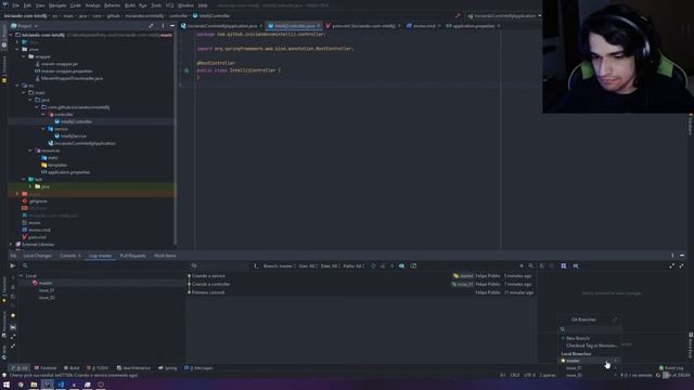IntelliJ IDEA - Usando o GIT смотреть онлайн