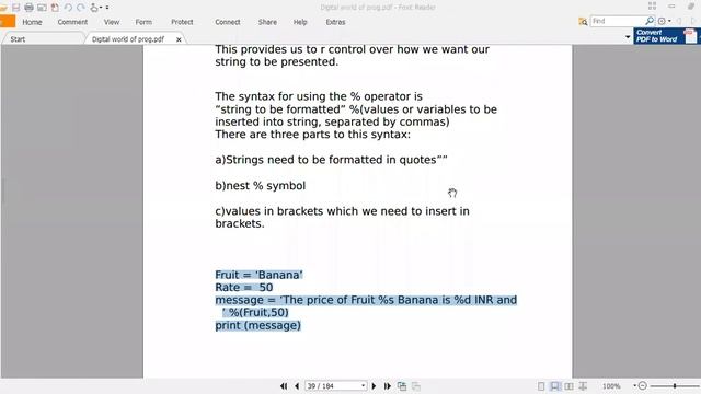 Digital World of Programming through Python V смотреть онлайн