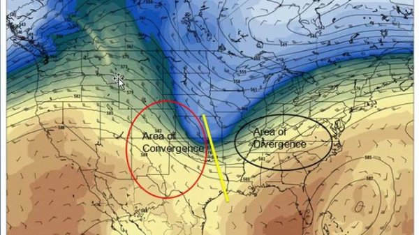 Upper Level Air Flow: Applied Example