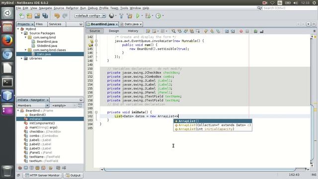 JComboBox Bean Binding смотреть онлайн