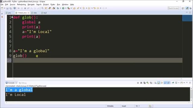 Tutorial 26 Local and global variable смотреть онлайн