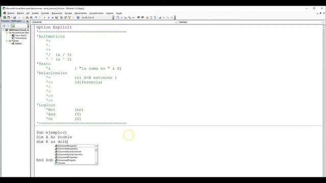 04 | Operaciones en VBA | "Excel - AutoCAD" смотреть онлайн
